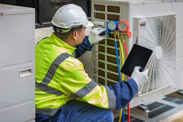 Professional Ductwork Repair technician working in Yucca Valley, CA
